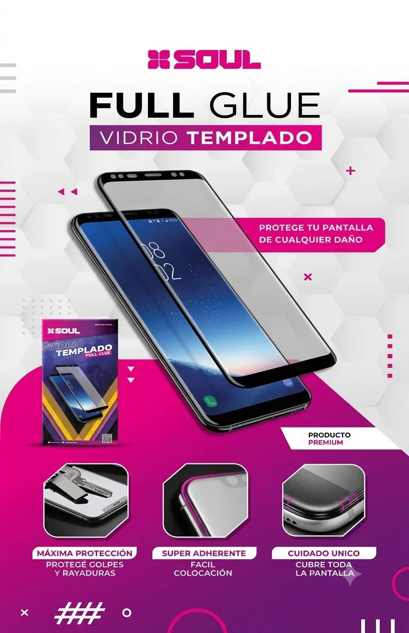 VIDRIO TEMPLADO FULL GLUE - 9D - G05 - 2