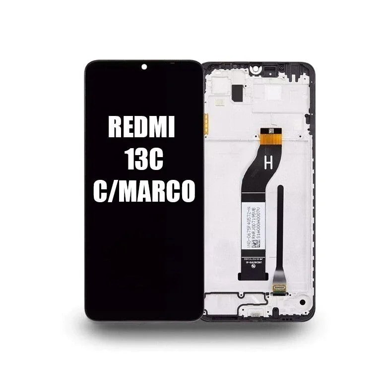 MODULO XIAOMI REDMI 13C / POCO C65 C/MARCO ACC - SUNLONG - 2