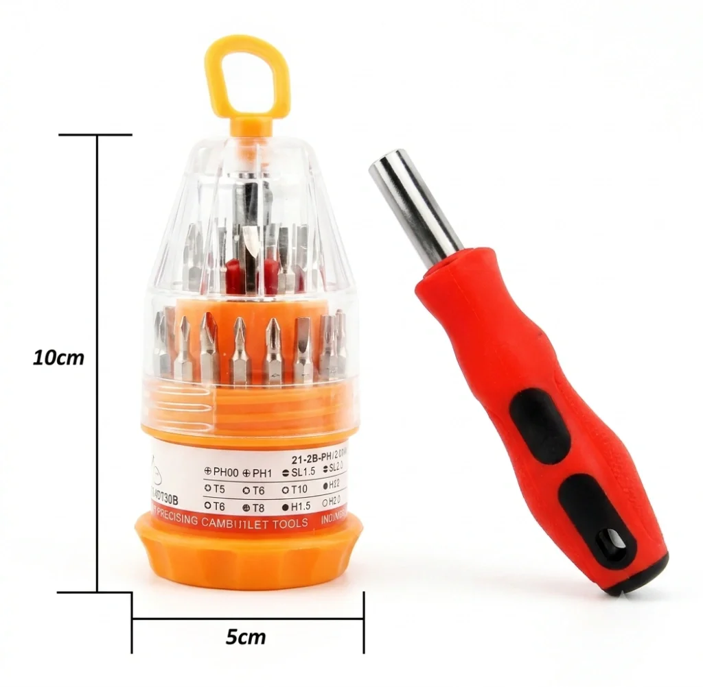 SET DE DESTORNILLADOR 31 en 1 - Nº 25 G TOOLS - 2