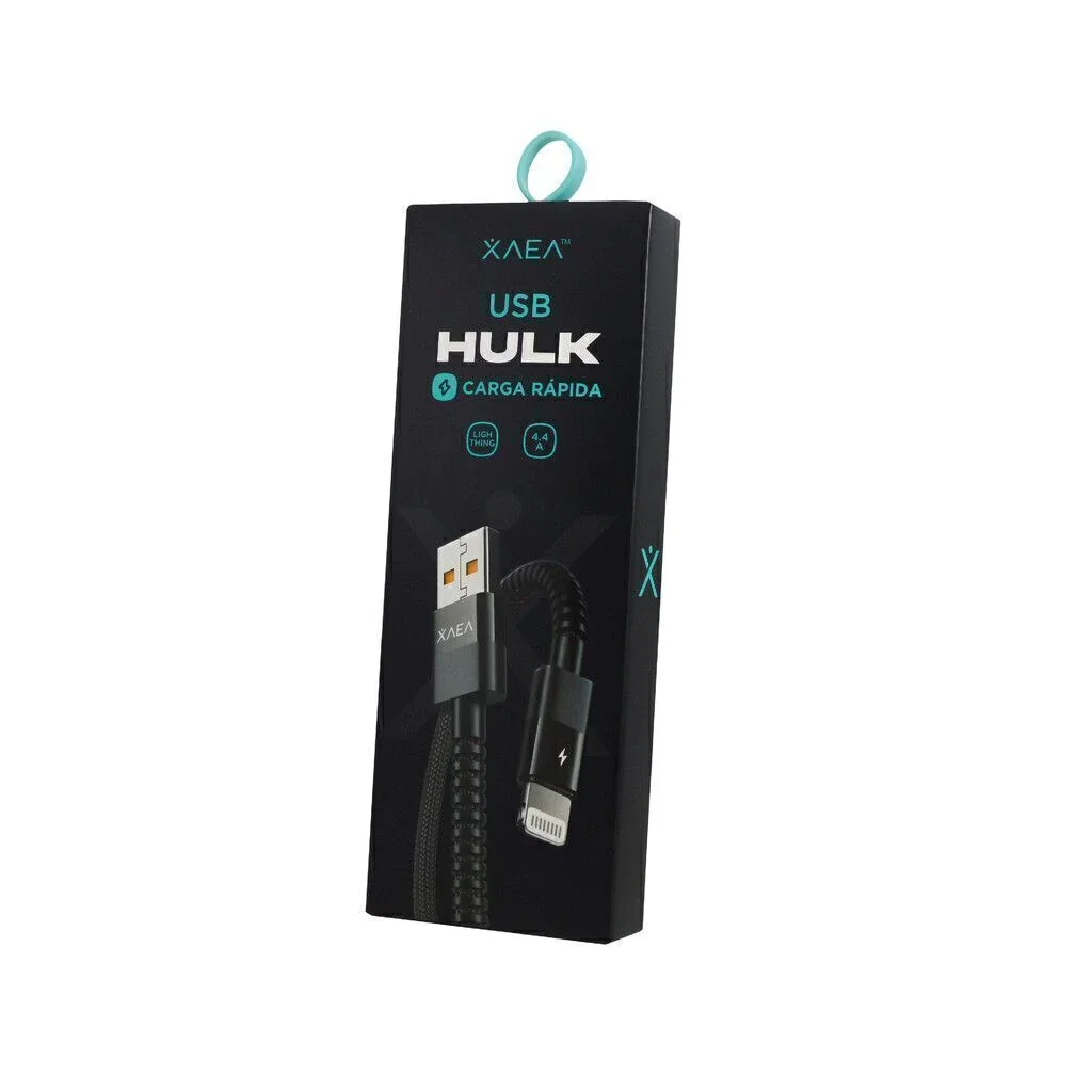 CABLE USB HULK LIGHTNING - XAEA