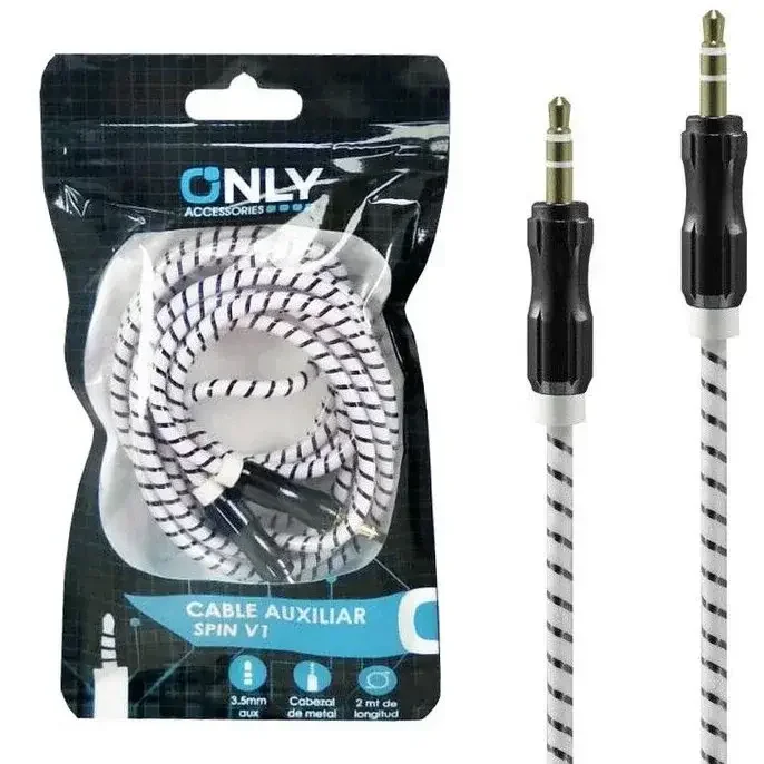 CABLE AUXILIAR METAL - 2M - ONLY