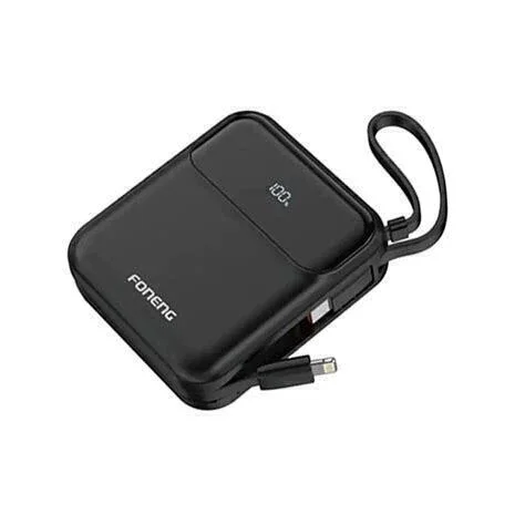 CARGADOR PORTATIL FONENG PX111 - 10.000 mAH - +CABLE TIPO C Y LIGHTNING - 2