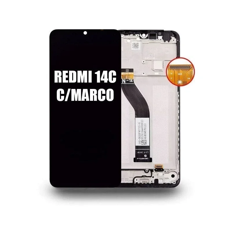 MODULO XIAOMI REDMI 14C / POCO C75 C/MARCO ACC - SUNLONG - 2