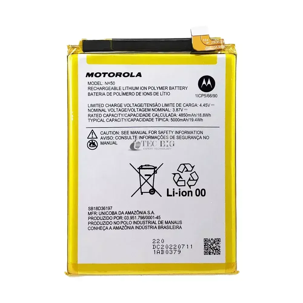 BATERÍA MOTOROLA G22/ E32/ E13/ G13 / G53 (NH50) - 2