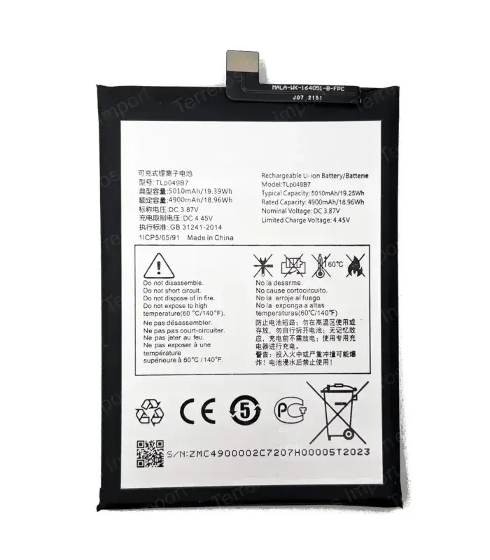 BATERÍA TCL 40SE/50SE (G)
